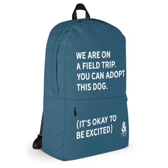 Bold Field Trip Backpack (Blue) | Rescue Strong