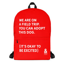  Bold Field Trip Backpack (Red) | Rescue Strong