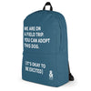 Bold Field Trip Backpack (Blue) | Rescue Strong