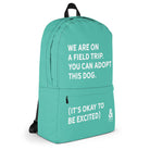Bold Field Trip Backpack (Teal) | Rescue Strong
