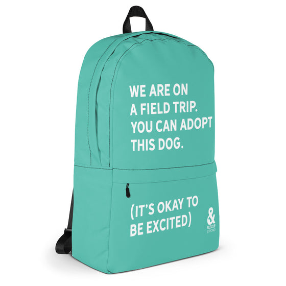 Bold Field Trip Backpack (Teal) | Rescue Strong