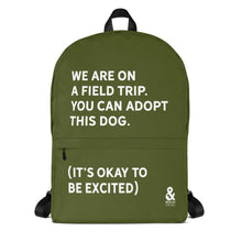  Bold Field Trip Backpack (Army Green) | Rescue Strong