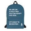 Bold Field Trip Backpack (Blue) | Rescue Strong