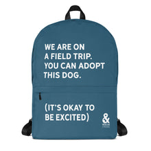  Bold Field Trip Backpack (Blue) | Rescue Strong